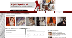 Desktop Screenshot of mijnsexprofiel.nl